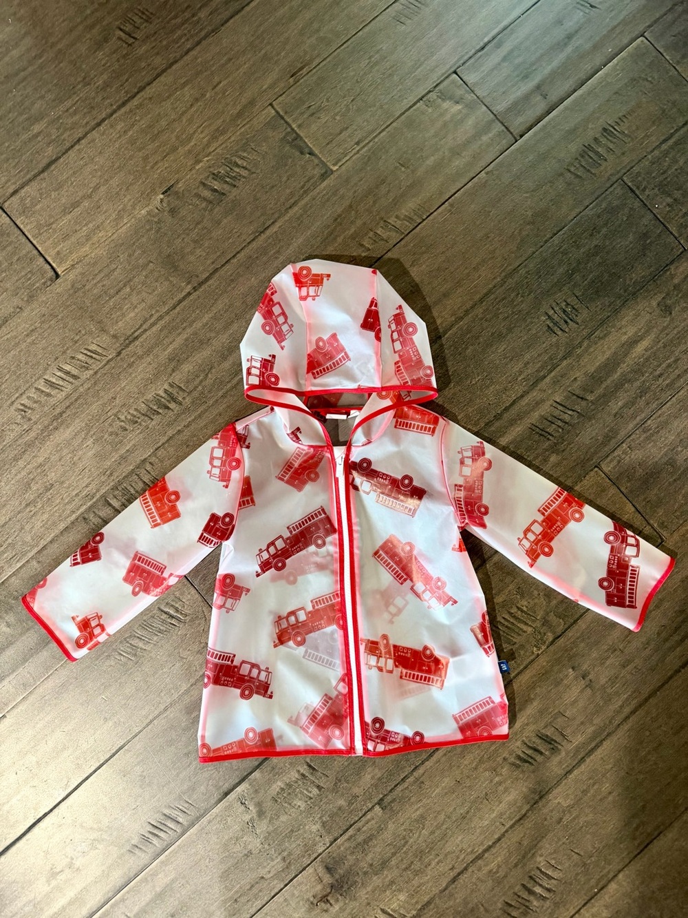 Baby Gap Firetruck Rain Jacket (2 years)